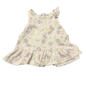 Le Top Floral Diaper Cover - Purple and Cream